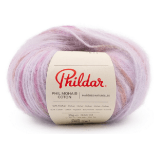 Phil mohair coton - parma bloom