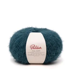 Fil à tricoter Phildar Phil Hairy 100 g, 190 m - prusse