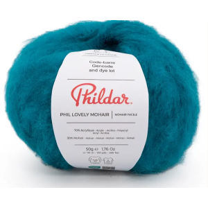 phil lovely mohair - prusse