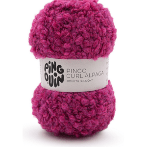 pingo curl alpaga - rose violet