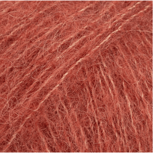 Fil à tricoter Drops Design Brushed Alpaca Silk 77% alpaga, 23% soie - rouiille 24