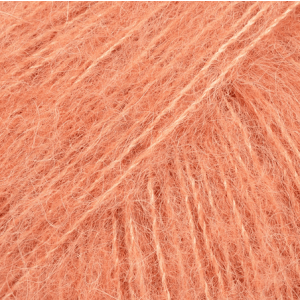 Fil à tricoter Drops Design Brushed Alpaca Silk 77% alpaga, 23% soie - rouille paille 22