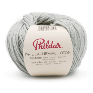 Fil Phildar Cachemire Coton 50g 90% Coton 10% Cachemire 155m - sauge