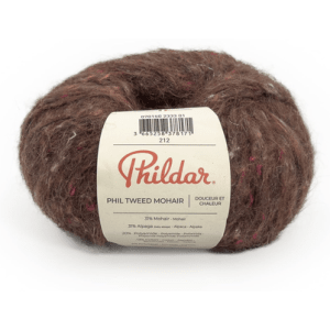 phil tweed mohair - tweed mohair chocolat