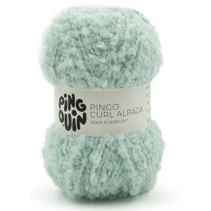 pingo curl alpaga - vert d'eau