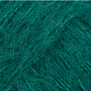 Fil à tricoter Drops Design Brushed Alpaca Silk 77% alpaga, 23% soie - vert foret 11