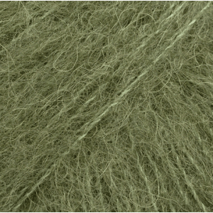 Fil à tricoter Drops Design Brushed Alpaca Silk 77% alpaga, 23% soie - vert mousse 32