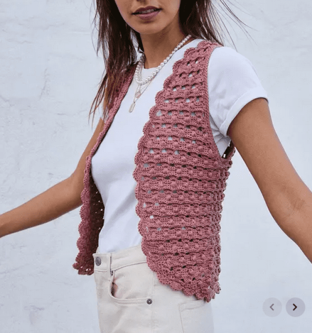 Fiche modèle gilet sm paige