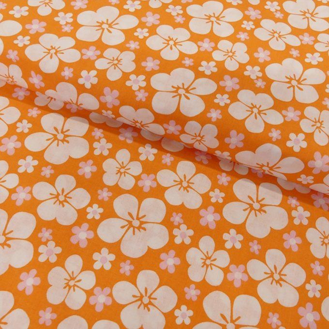 Tissu Coton Imprimé Creanous 108 cm de Largeur 100% Coton vendu par 50 cm