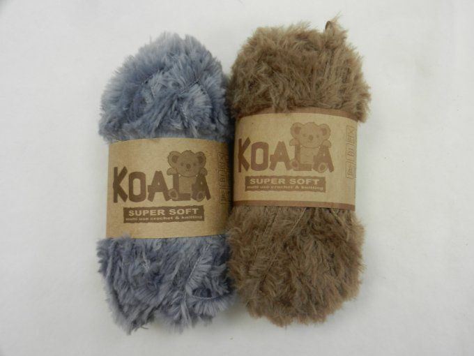 lot 430 : 2 koala gris/marron