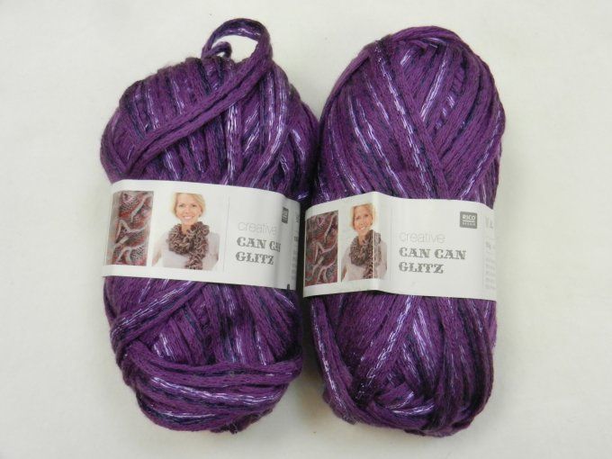 lot 440 : 2 cancan violet