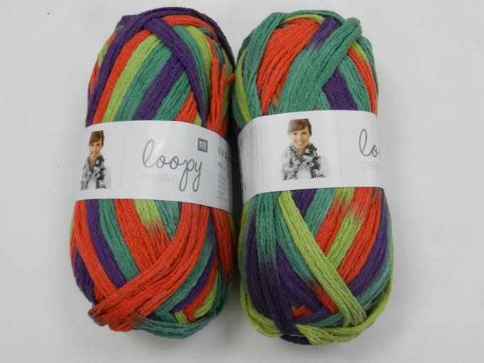 lot 451 : 2 loopy vert orange
