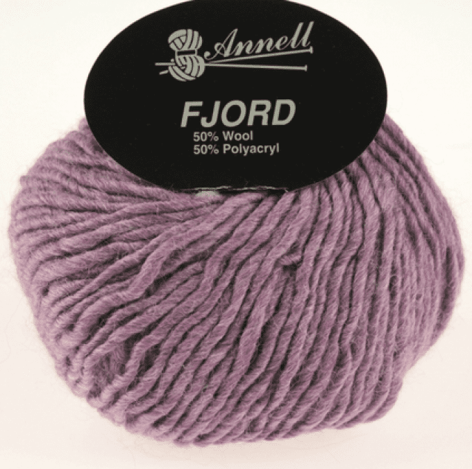 Fil Annell Fiord 50% Laine 50% Acrylique 50g 67m Aiguille 5-6