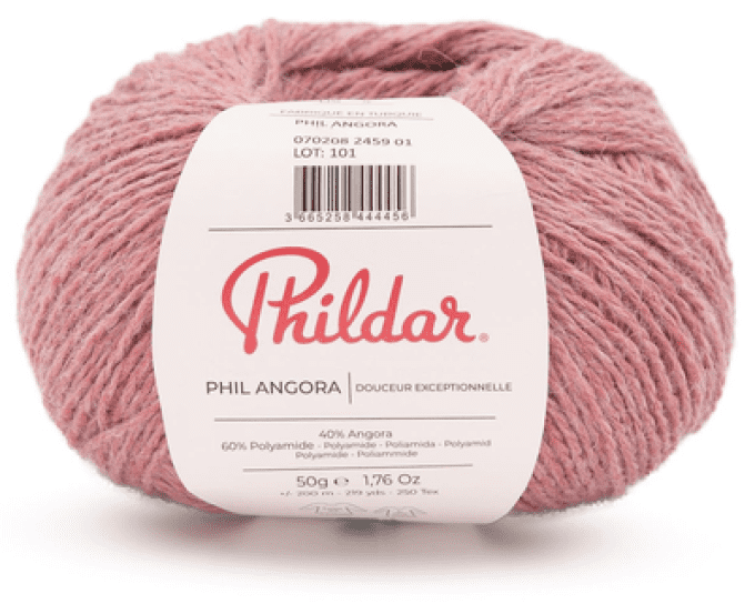 phil angora  60% polyamide - 40% angora  50 g 200m