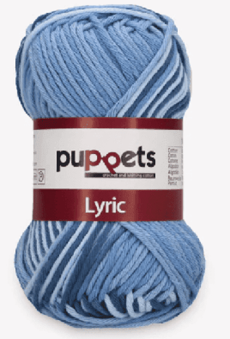 Fil à broder DMC Puppets Lyric 100% Coton Naturel 50g 70m