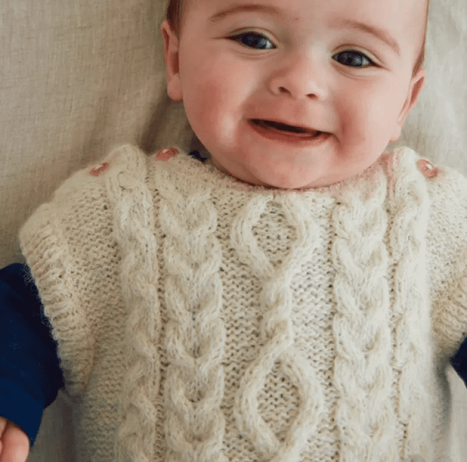 Fiche modèle Pull Layette Nolan 