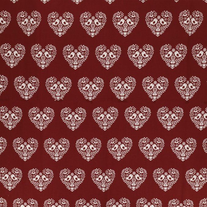 Tissu Coton Amor 140 cm Largeur 100% Coton 112 g/m² vendu par 50 cm