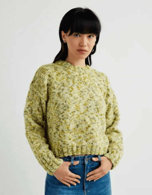 Fiche Modèle Pull Femme Kjell  patron téléchargeable en pdf