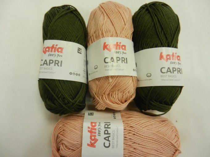 lot 200 : 4 coton capri mixte
