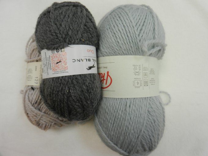 lot 246 : 3 mix gris / bleu