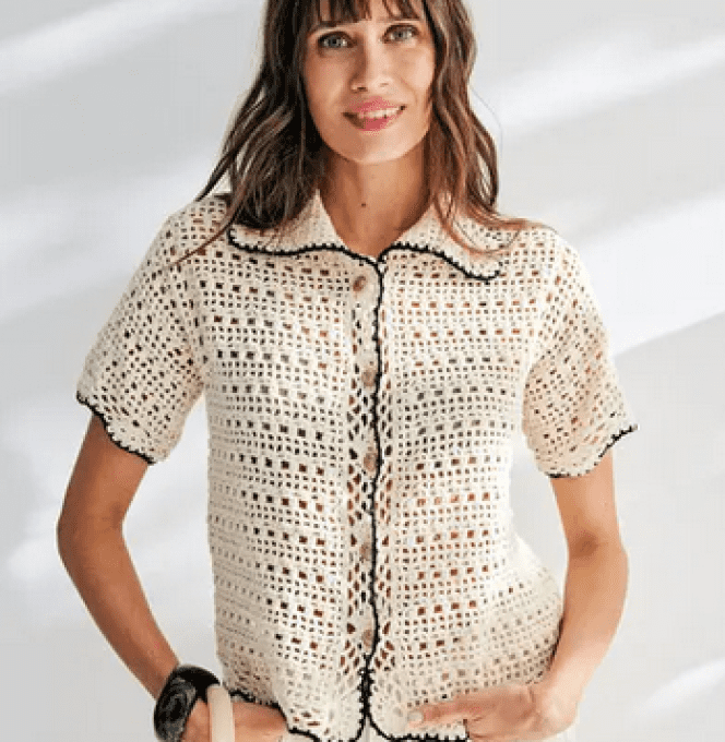 Fiche modèle la chemise Erika