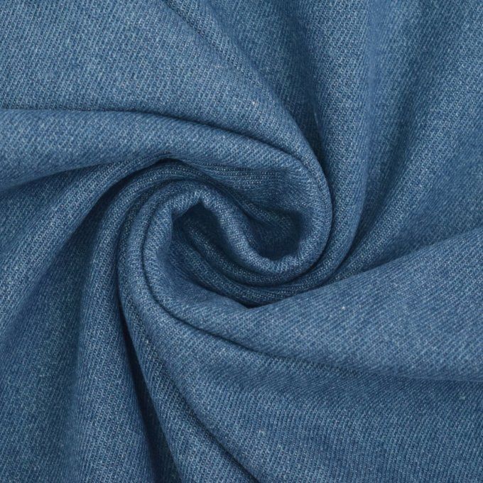 Tissu Jeans Creanous 100% Coton 145 cm Largeur 330 g/m² - vendu par 50 cm