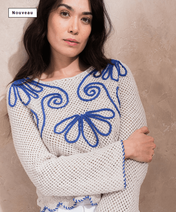 fiche modèle 22 pull Lazare