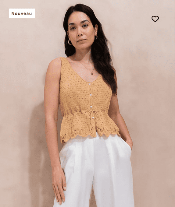 fiche modèle 12 gilet Lison