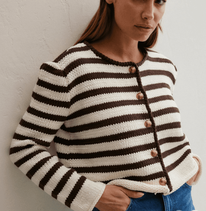 Fiche modèle gilet Olivia