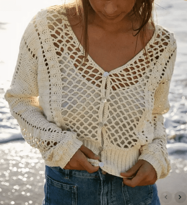 Fiche modèle gilet Peggy