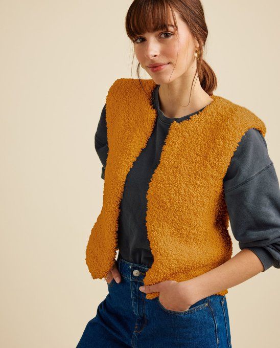 fiche modèle gilet sans manche sherpa téléchargeable en pdf