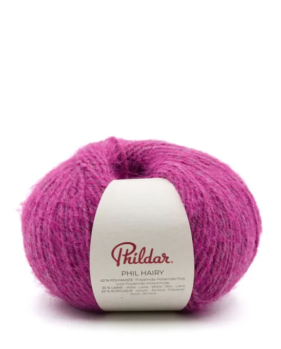 Fil à tricoter Phildar Phil Hairy 100 g, 190 m