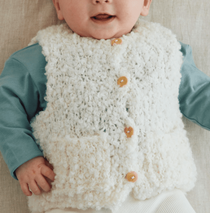 Modèle Gilet Layette Nolie